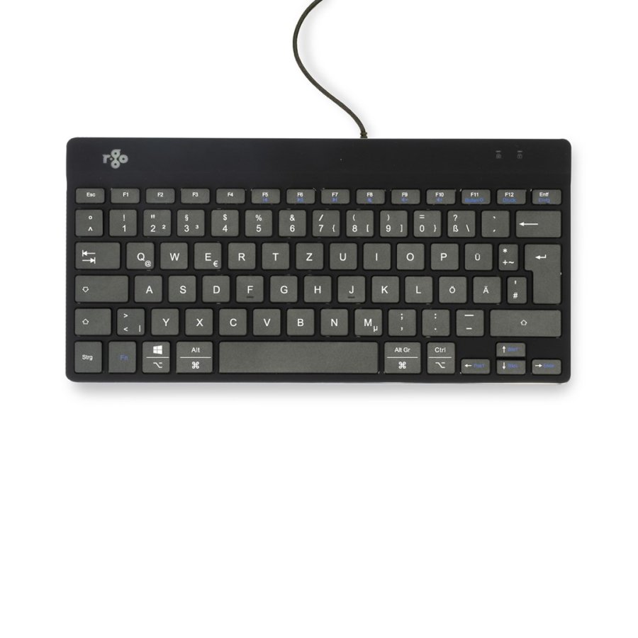 R-Go Tools Ergonomisch toetsenbord R-Go Compact Break, compact toetsenbord met pauzesoftware, QWERTZ (DE), bedraad, zwart #3