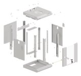 Lanberg WF11-3304-10S stativ 4U Vgmonteret stativ Gr #8