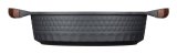 Resto Kitchenware 93506 sovsegryde 4,4 L Rund Sort, Tr #10