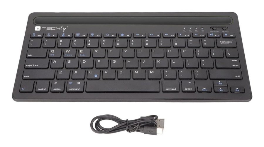 Techly ICTBK102U tastatur Universel Bluetooth QWERTY Engelsk Sort #10