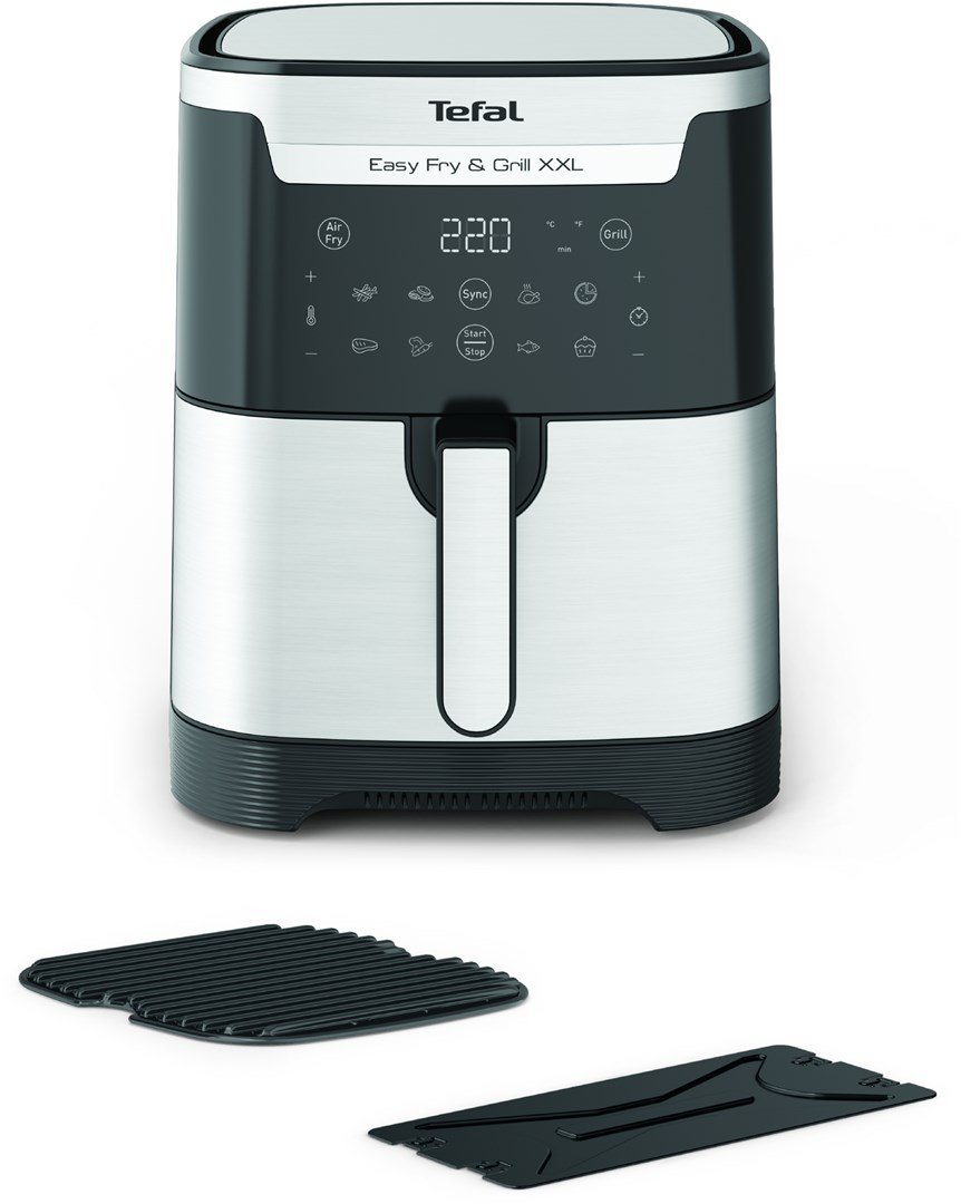 Tefal Easy Fry & Grill EY801D 6,5 L Enkeltstende 1830 W Varmluftsteger Rustfrit stl #1