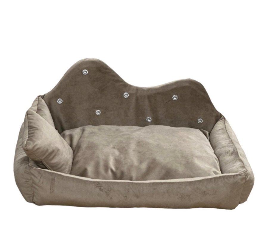 GO GIFT Prince beige XXL - seng til kledyr - 70 x 55 x 12 cm #1