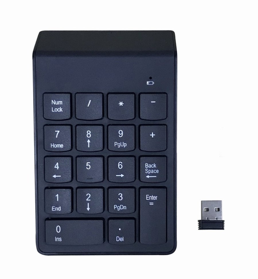 Gembird KPD-W-02 numerisk tastatur Notebook/PC Bluetooth Sort #5