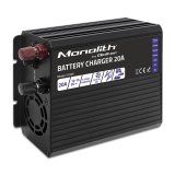 Qoltec 51959 Smart Monolith oplader til LiFePO4 AGM GEL SLA batterier | 20A | 12V #15