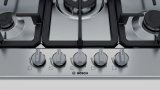 Bosch Serie 4 PGQ7B5B90 kogeplade Rustfrit stl Indbygget 75 cm Gaskomfur 5 zone(s) #7