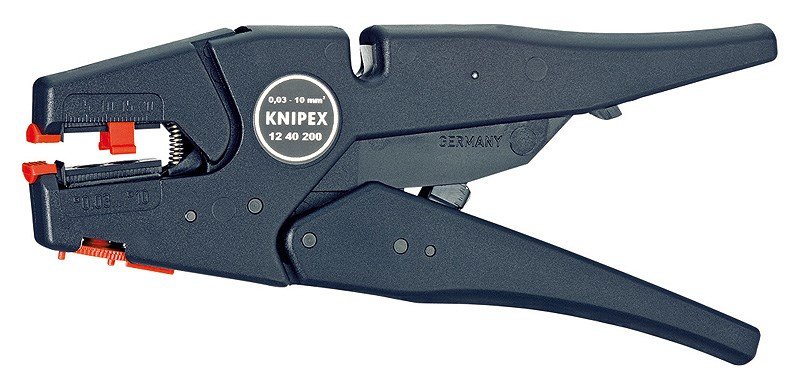 Knipex 12 40 200 kabelstripper Sort #1