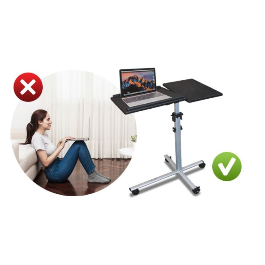 Techly ICA-TB TPM-2 laptop stativ Sort, Slv #12