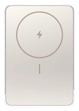 Xiaomi Super Slim Magnetic Power Bank 5000 Lithium-Ion (Li-Ion) 5000 mAh Tr�dl�s opladning Sand #1