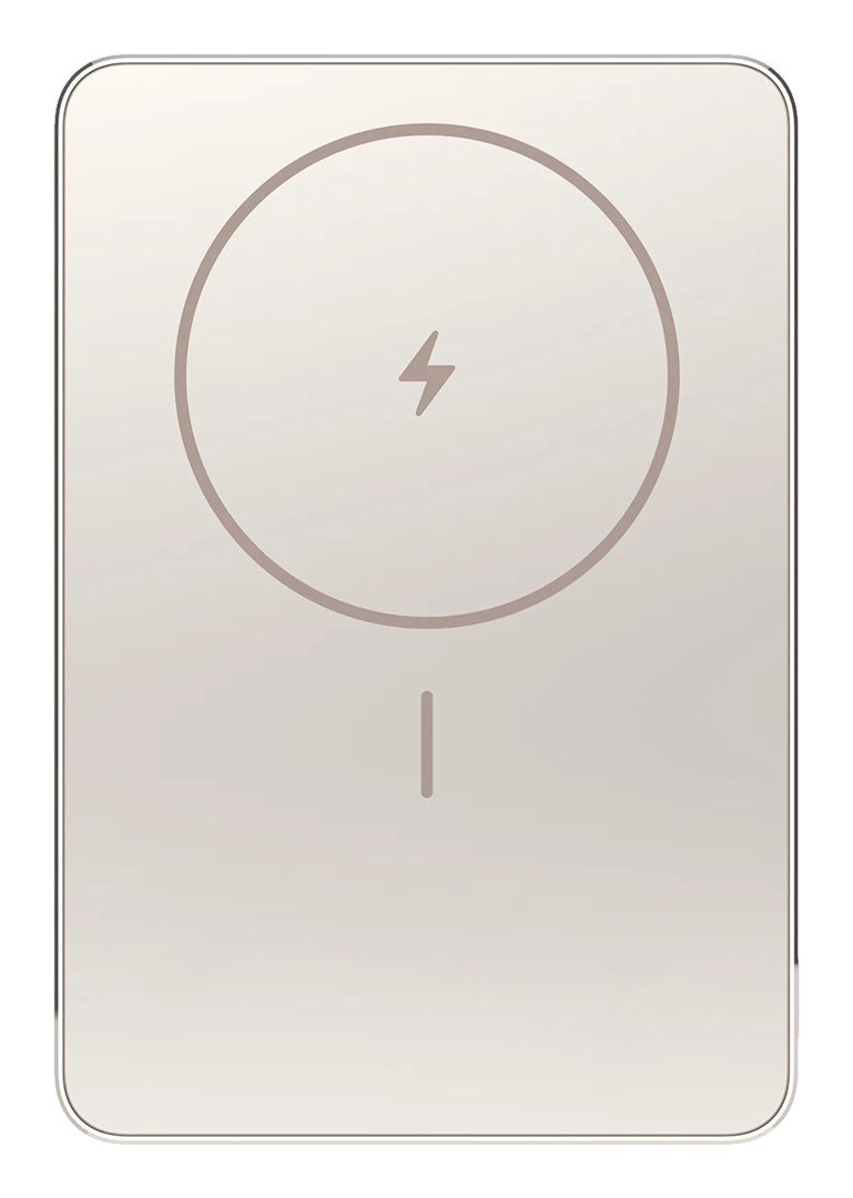 Xiaomi Super Slim Magnetic Power Bank 5000 Lithium-Ion (Li-Ion) 5000 mAh Tr�dl�s opladning Sand #1