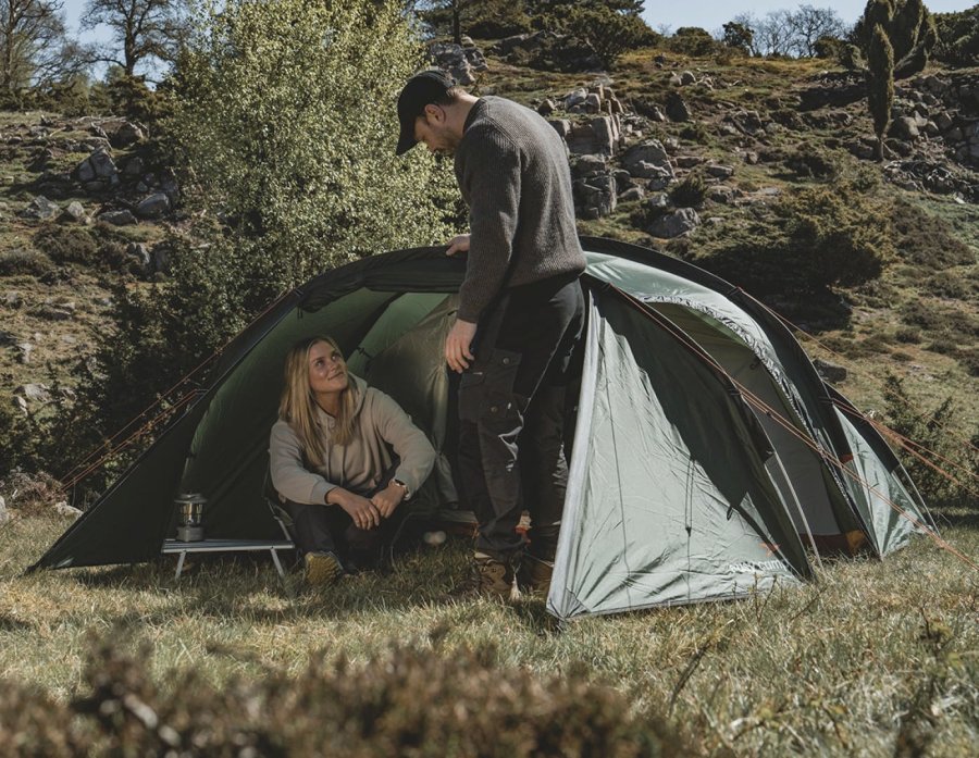 Easy Camp Pasvik 4 M�rkegr�n Tunneltelt #8