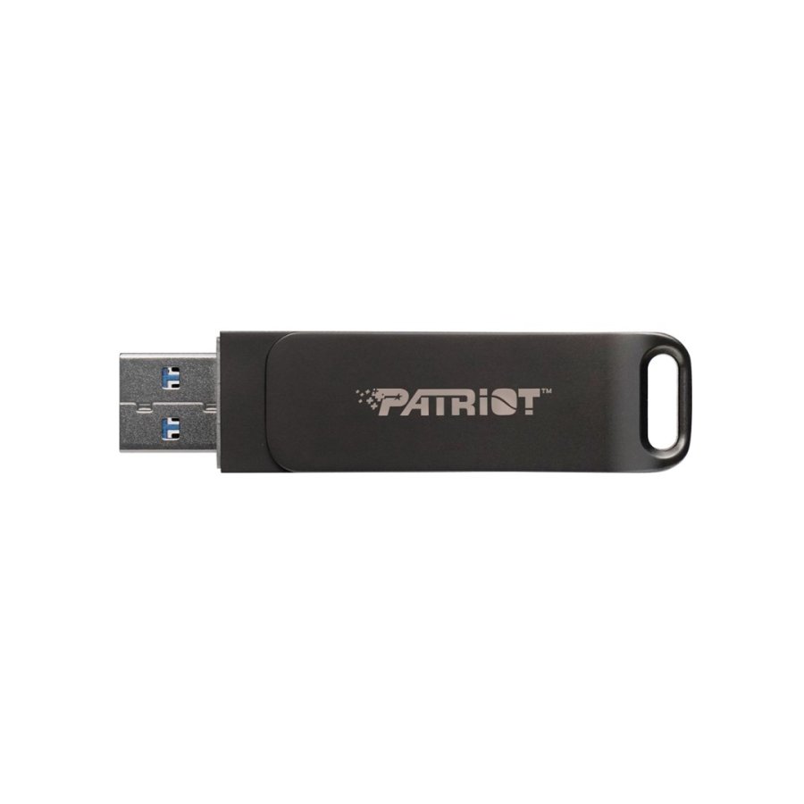 Flashdrive PATRIOT Rage R550 512GB 100 MB/S USB A+C Drejeligt design (PE512GR550DSAD) Sort #2