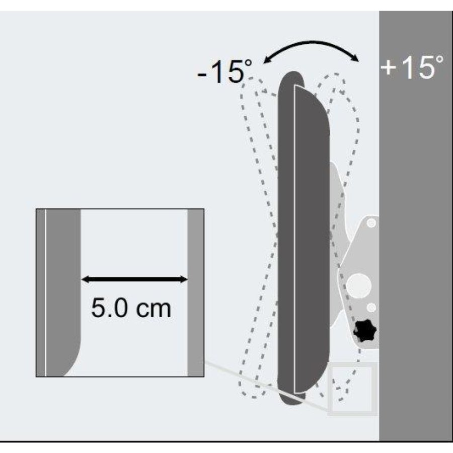 Techly ICA-PLB 131L tv-beslag 165,1 cm (65