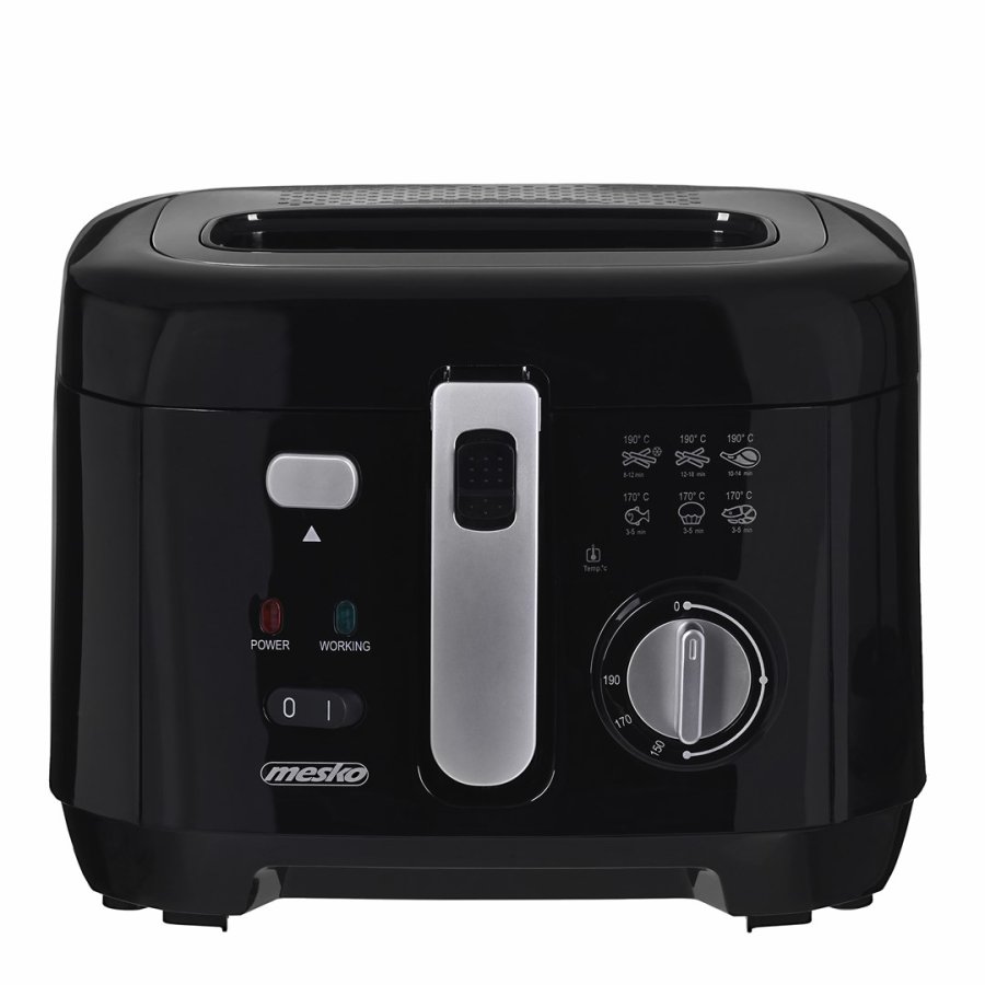 Mesko Home MS 4908 frituregryde Enkelt 2,5 L Enkeltstende 1800 W Sort, Gr #3