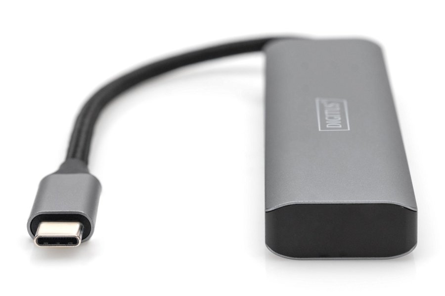 Digitus DA-70245 interface hub USB 3.2 Gen 1 (3.1 Gen 1) Type-C 10000 Mbit/s Gr #6