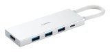 Xiaomi XMDS05YM dockingstation Ledningsfrt USB 3.2 Gen 1 (3.1 Gen 1) Type-A + Type-C Hvid #1