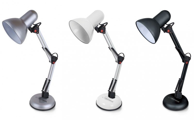 Esperanza AVIOR bordlampe E27 12 W LED Hvid #3
