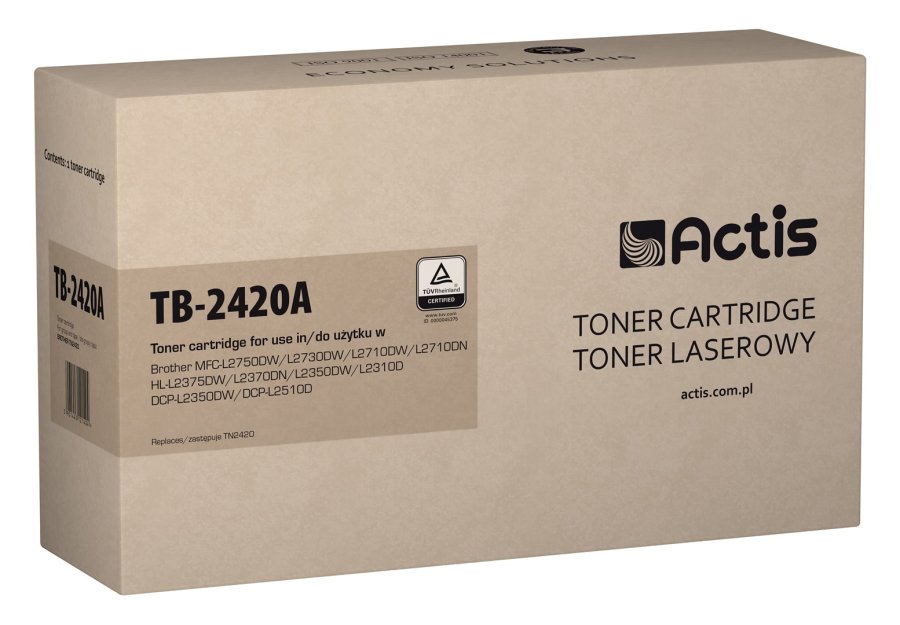 Actis TB-2420A toner til Brother printere; Erstatning Brother TN-2420A; Supreme; 3000 sider; sort) #1
