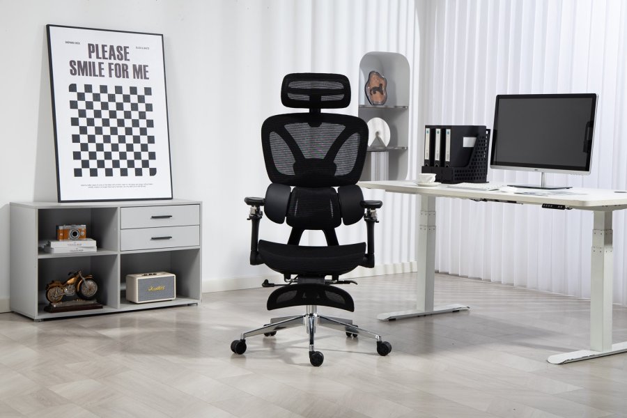 Activejet ergonomisk kontorstol YK848 sort #26