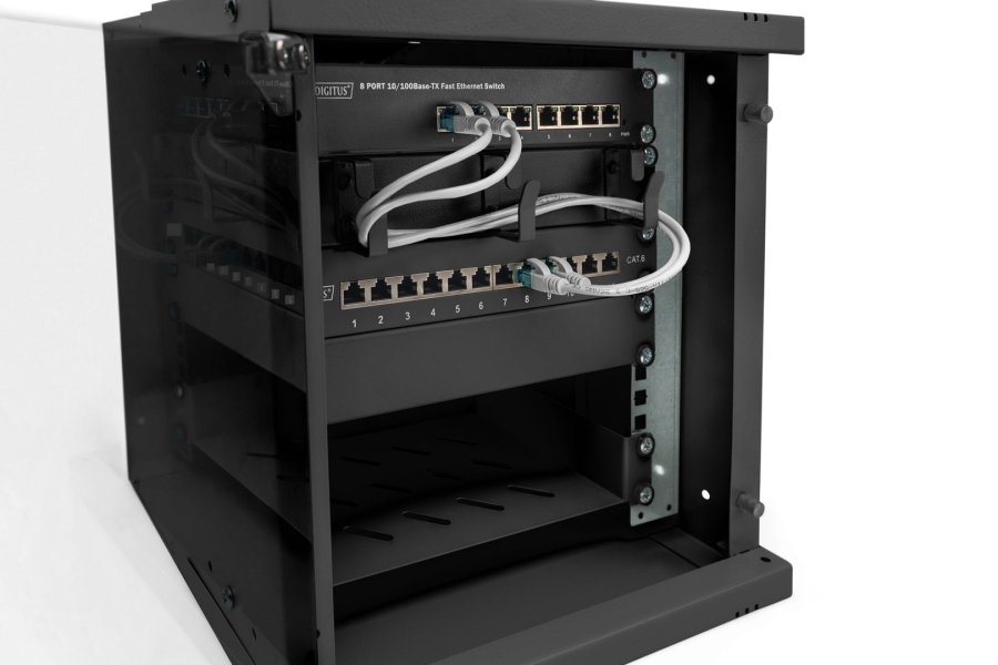 Digitus DN-49101 stativ 6U V�gmonteret stativ Sort #5