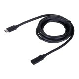 UNITEK C14086BK-1.5M USB-kabel USB 3.2 Gen 2 (3.1 Gen 2) USB C Sort #5