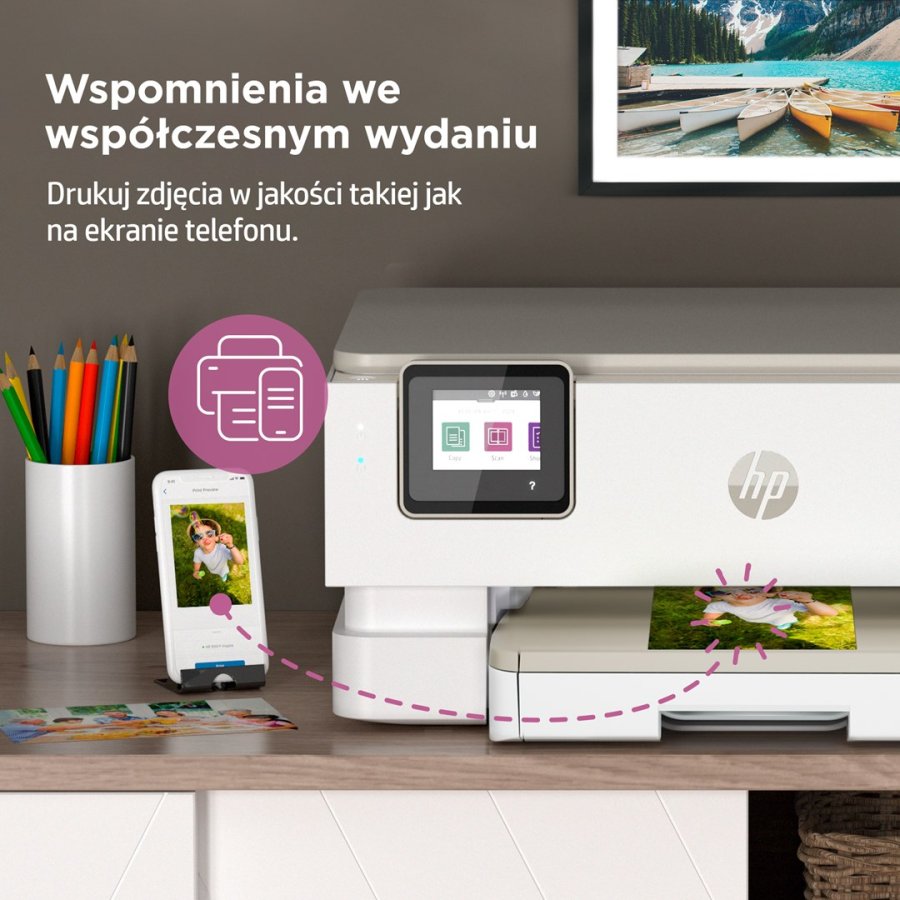 HP ENVY Inspire 7220e Trdlst All-in-One Farve Printer, Instant Ink; Kopimaskine, scanner #18