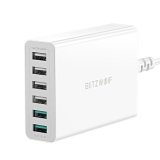 BlitzWolf BW-S15 oplader til mobil enhed Universel Hvid Vekselstr�m Hurtig opladning Indend�rs #1