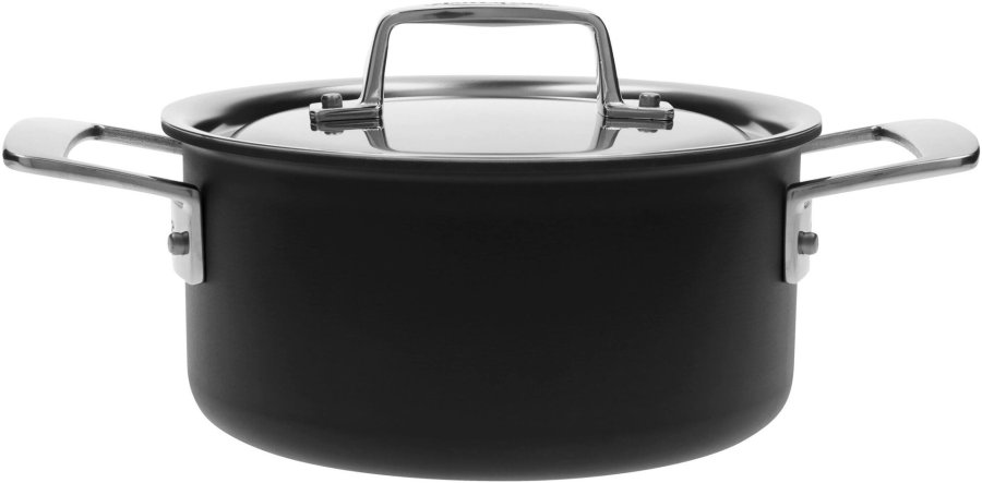 DEMEYERE BLACK 5 Garnek niski z pokrywk 2.2 ltr #4