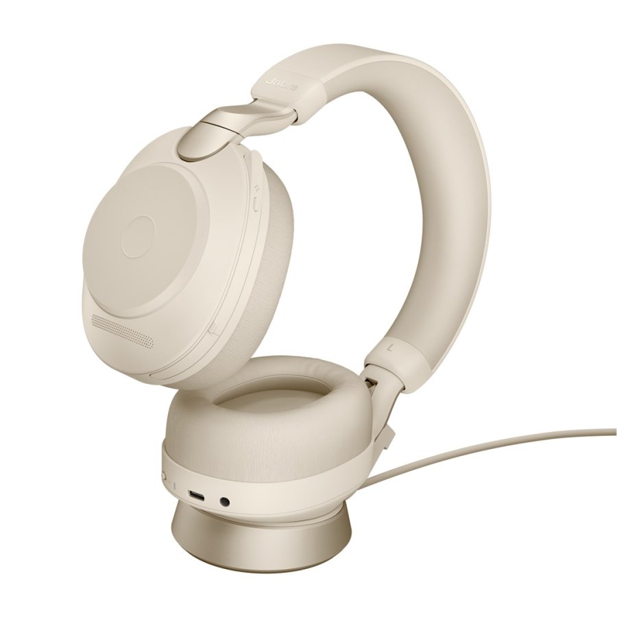 Jabra Evolve2 85 Headset Kabel & tr�dl�s Kontor/Callcenter USB Type-A Bluetooth Beige #2