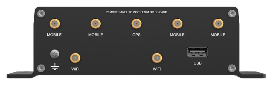 Teltonika ATRM50 5G Router for Transportation, Ultra-High Cellular Speeds, M12 CONNECTORS, DUAL SIM & eSIM, EN 45545-2 and EN 50155, PSU not included tr�dl�s router Gigabit Ethernet Dual-band (2,4 GHz / 5 GHz) Sort #5