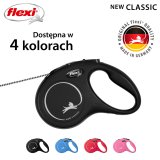 Flexi New CLASSIC 8 m Sort Hund Fleksibel hundesnor #2