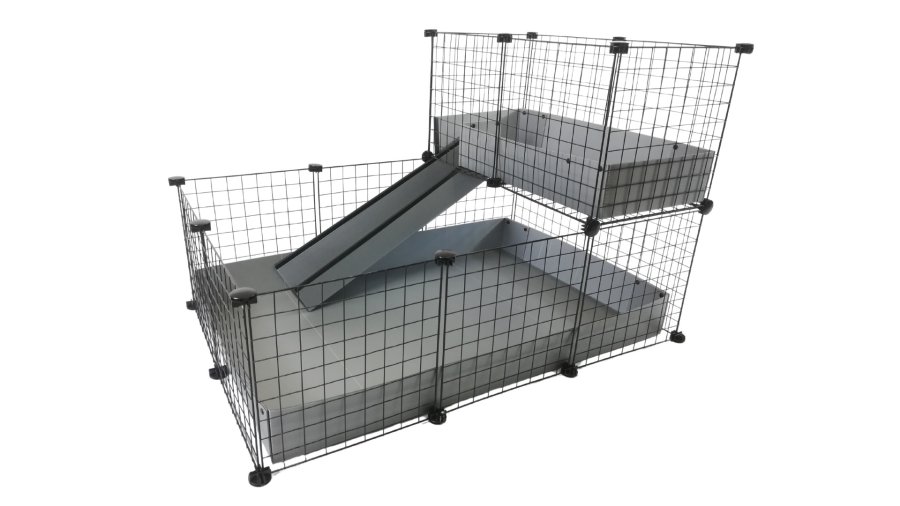 C&C modulrt bur 3x2 + Loft 2x1 + Ramp slv #1