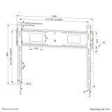 Neomounts WL30-750BL18 Heavy duty wall mount 43-98