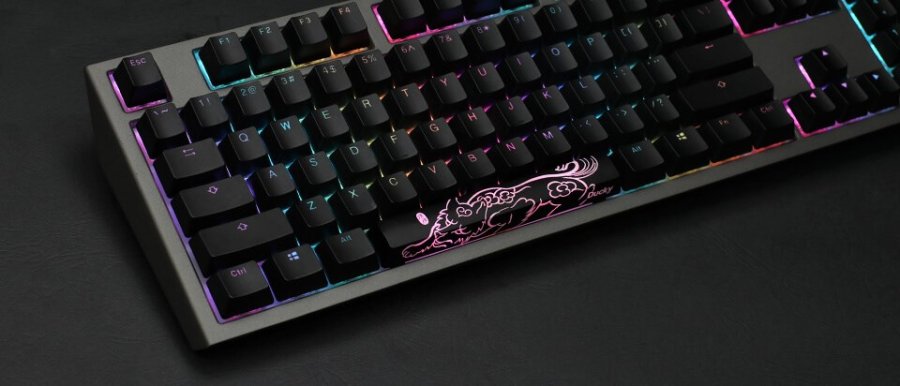 Ducky Shine 7 tastatur Spil USB Tysk Sort, Gr #5