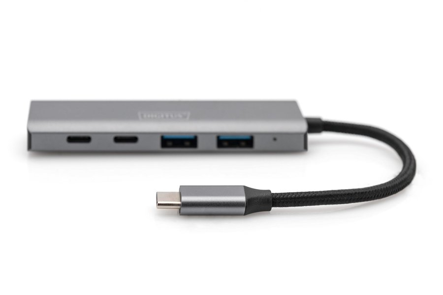 Digitus DA-70245 interface hub USB 3.2 Gen 1 (3.1 Gen 1) Type-C 10000 Mbit/s Gr #4