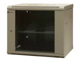 EMITERNET Separate wall-mounted cabinet 19'' 9U, unassembled, sheet metal/glass door, 600x450x500mm width/depth/height. EM/AS6409X #1