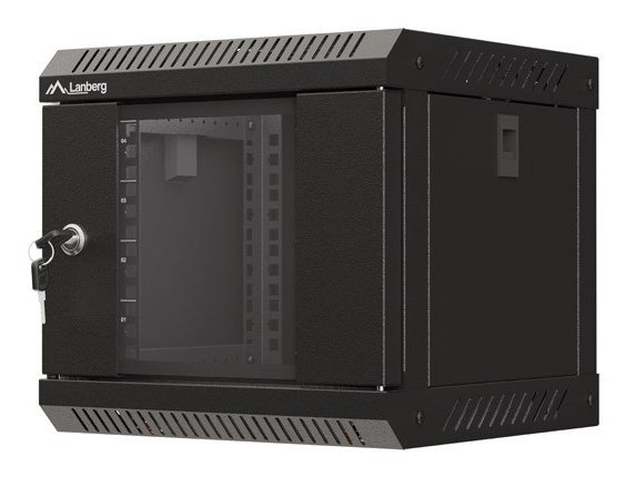 Lanberg WF11-3304-10B stativ 4U Vgmonteret stativ Sort #3