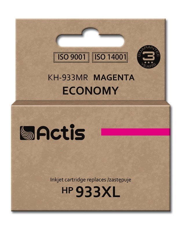 Actis KH-933MR blk (erstatning HP 933XL CN055AE; Standard; 13 ml; rd) #1