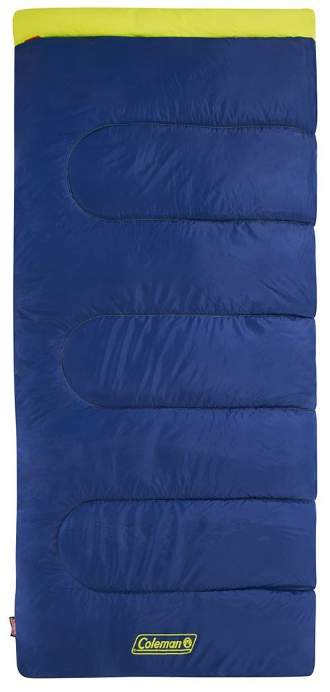 Coleman Heaton Peak 220 Voksen Rektangul�r sovepose Bomuld, Polyester Bl�, Gul #1