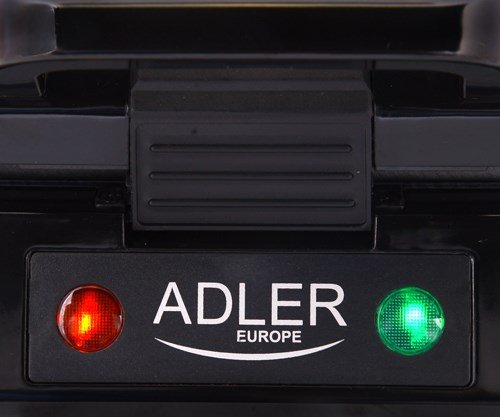 Adler AD 3036 vaffeljern 4 vaffel/vafler Sort, Gr 1500 W #4