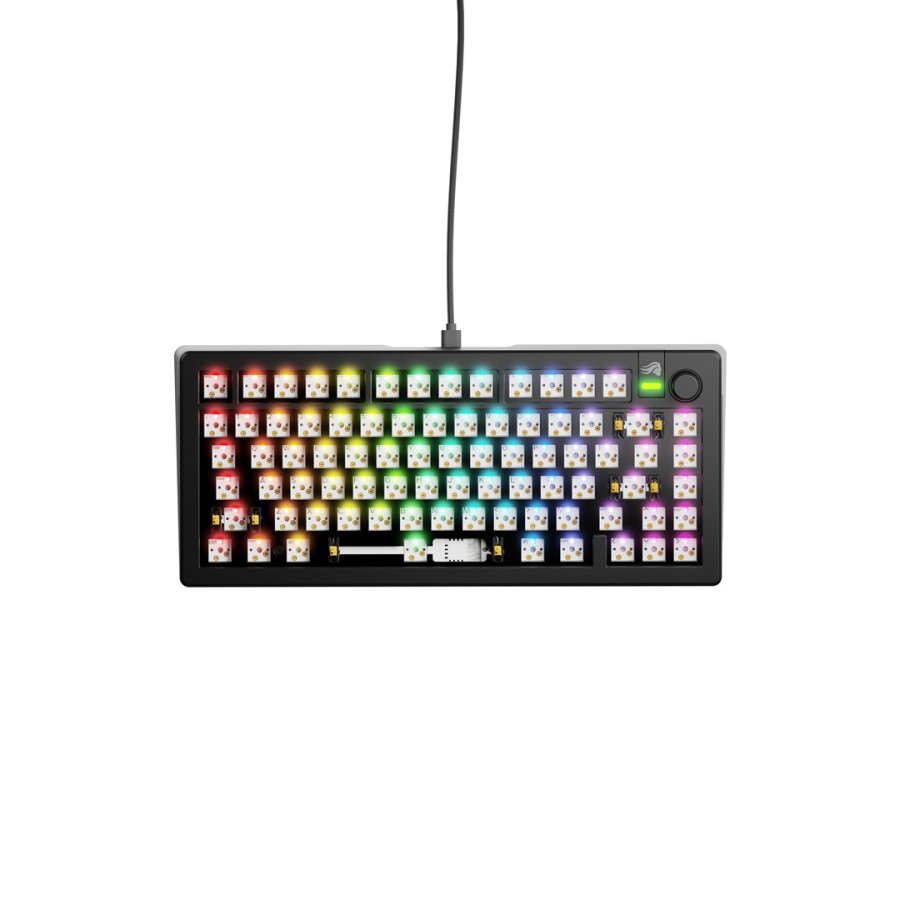 Glorious Gaming GMMK 3 75% Barebones tastatur Spil USB Nej Sort #3