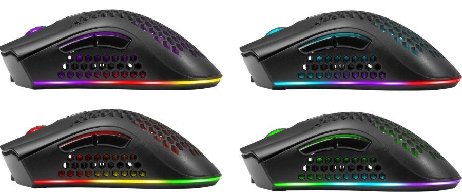 Defender GM-709L Warlock 52709 Trdls mus til gamere med RGB-baggrundsbelysning #5