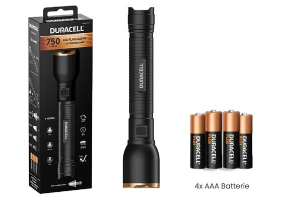 Duracell DF750 Lommelygte sort #5
