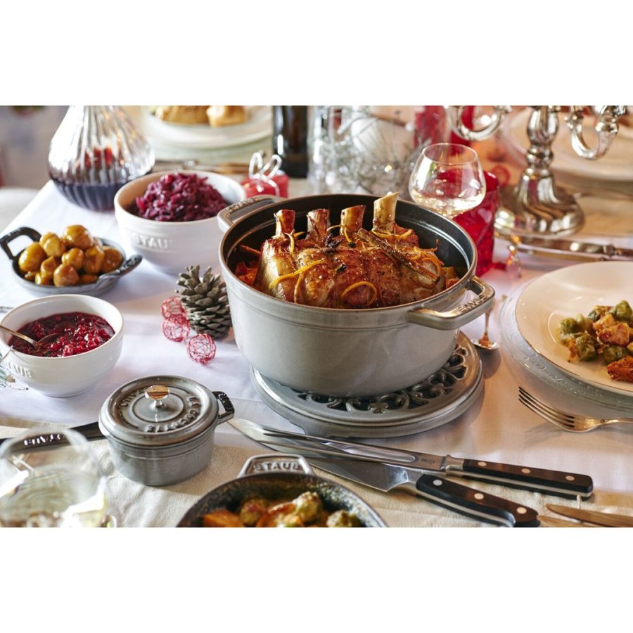 ZWILLING STAUB LA COCOTTE 8,35 L Rund Stbejern Gryde bradepande #22