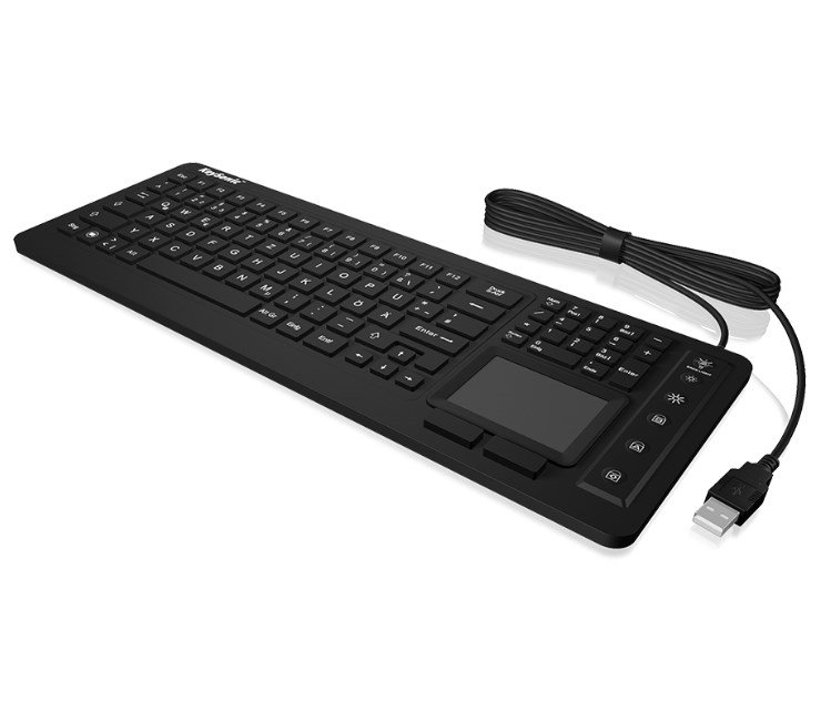 KeySonic KSK-6231 INEL (CH) tastatur Industriel USB QWERTZ Schweizisk Sort #1