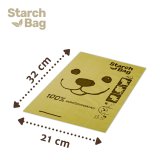 STARCHBAG BIO komposterbare poser til affring lilla  8x15 stk. #6