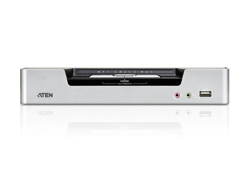 ATEN CS1642A KVM Switch Stativ-montering Sort, S�lv #4