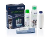 DeLonghi Coffee Care Kit, vedligeholdelsesst til kaffemaskiner med vandfilter, EcoDecalk, Eco MultiClean, mikrofiberklud, vandhrdhedstestpind. #1