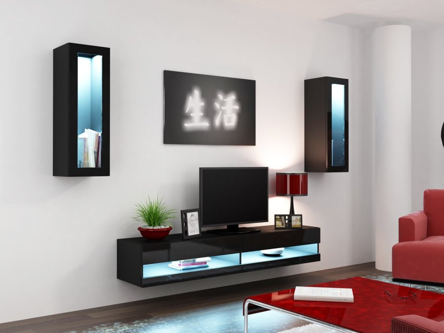 Cama RTVVIGO140N c/c TV stativ & underholdningscenter 2 hylder #5
