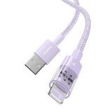 Baseus Gem USB til IP 2.4A hurtigopladningskabel 1 m Lilla #2