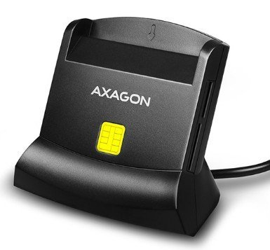 Axagon CRE-SM2 smartcard lser Indendrs USB USB 2.0 Sort #1